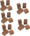 Healifty 5pcs Red Wine Brewing Wood Chips Blocks for Home Fermentation Flavor