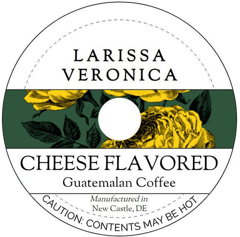 Larissa Veronica Cheese Flavored Guatemalan Coffee (Single Serve K-Cup Pods) (Gourmet, Naturally Flavored, Whole