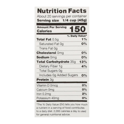 32 (Pack 5) Ocean's Halo Organic Sticky Short Grain Rice, USDA Organic, Ounces