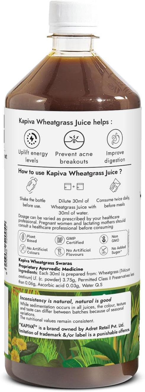 1L Kapiva Wheatgrass Juice
