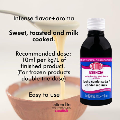Deiman (4 oz) Artificial Food Flavoring Condensed Milk Essence fl