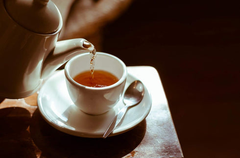FIRE TEAS Calming Sleep Tea - Organic Herbal Blend with Valerian Root, Chamomile, Ginger for Deep Sleep