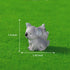 MAOMIA 5 Pcs Koala Figure Animal Toys Set, Miniature Koala Figurines for Cake Topper and Fairy Garden Decor