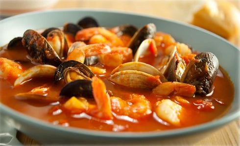 4 (Pack 10)) Vigo Premium Imported Canned Seafood, Squid in Ink Sauce, Specialty Flavored, Perfect for Recipes