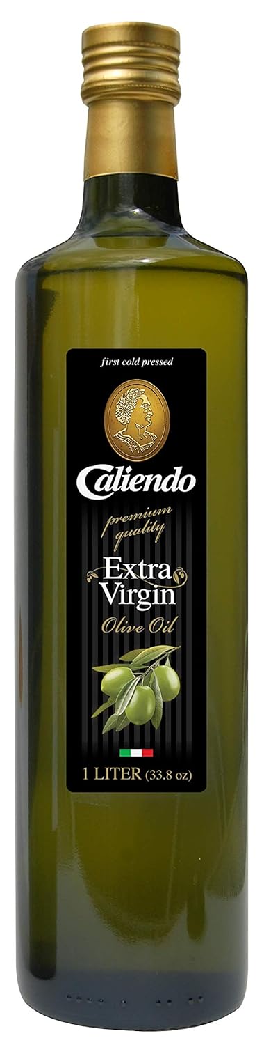 Caliendo Premium Extra Virgin Olive Oil, Authentic Full Bodied-Flavor - 1L (33.8