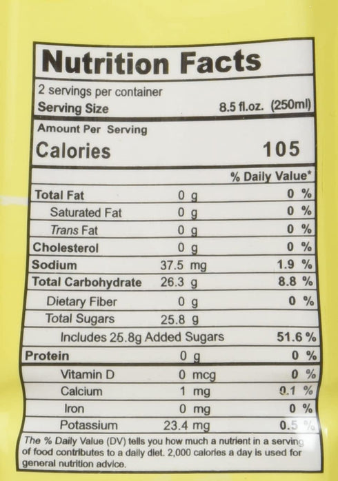 16.9 Oz (Pack 12) Little Jasmine Pineapple Green Tea, Sweetened with Cane Sugar, Real Fruit Juice, No Artificial