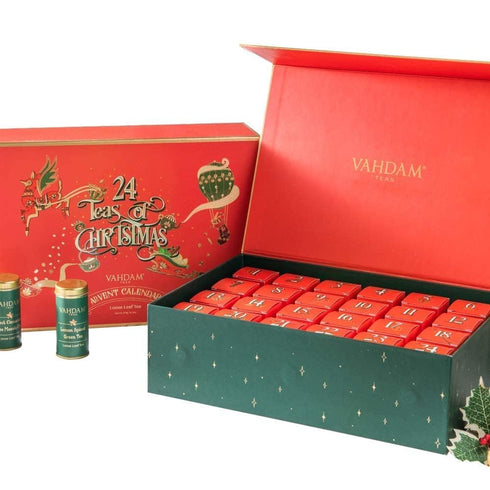 VAHDAM, Advent Calendar 2026 (500g/17.63oz) 24 Unique Loose Leaf Tea - Exclusive