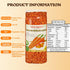 YJSLSQIYP 1.76lb (28oz) Freeze-Dried Diced Carrots - Jar | Long Shelf Life Pantry Staple | Emergency Food, Cooking