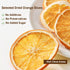 Fraunitsh 8.8oz/250g Dried Orange Slices | Dehydrated Orange Slices for Cocktails, Cakes, Baking, Potpourri, Garnishes