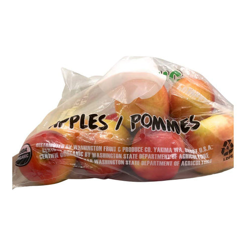 Fresh Produce 3lb 48 OZ PRODUCE Organic Fuji Apples Bag