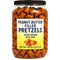 Generic Peanut Butter Filled Pretzels, 50 oz Tub, Oven Baked Bite-Size Snack, Crunchy
