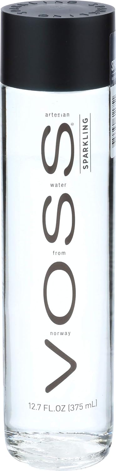 Voss Artesian Sparkling Water, Glass, 12.7 Ounce