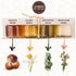 Set, 1.3 oz Pack 4 ARTIGIANI DEI SAPORI - Mini Honey Gift "Il Miele", each, Zagara, Milli flower, Chestnut, Eucalyptus