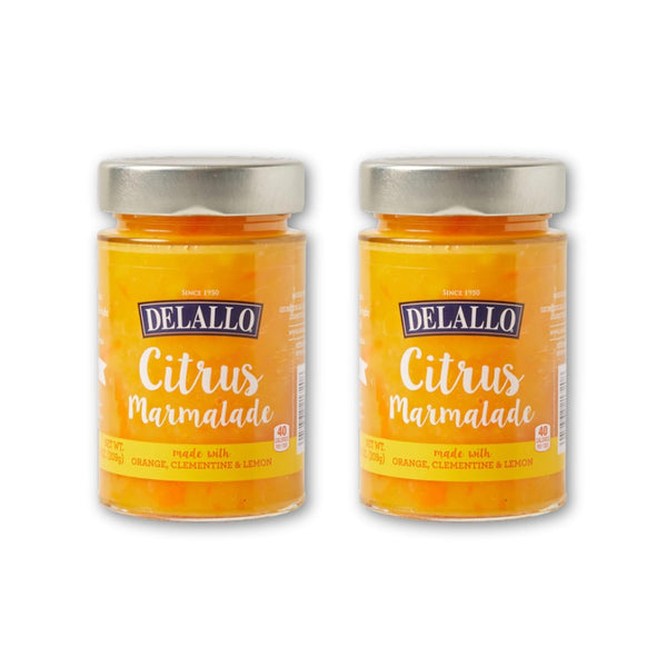 DeLallo Citrus Marmalade Fruit Spread, Gourmet Jam Made with Oranges, Clementines, and