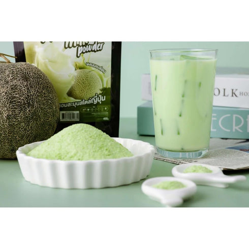 Generic 400g Japanese Style Melon Milk Powder - Instant Creamy Melon Drink Mix for Lattes, Smoothies, and Desserts