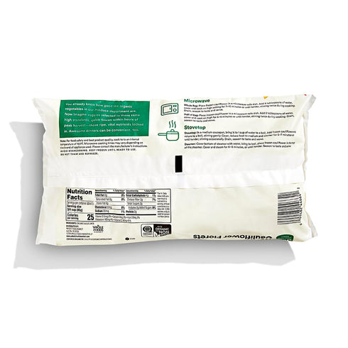 365 by Whole Foods Market 16 (Frozen) , Organic Cauliflower, Ounce