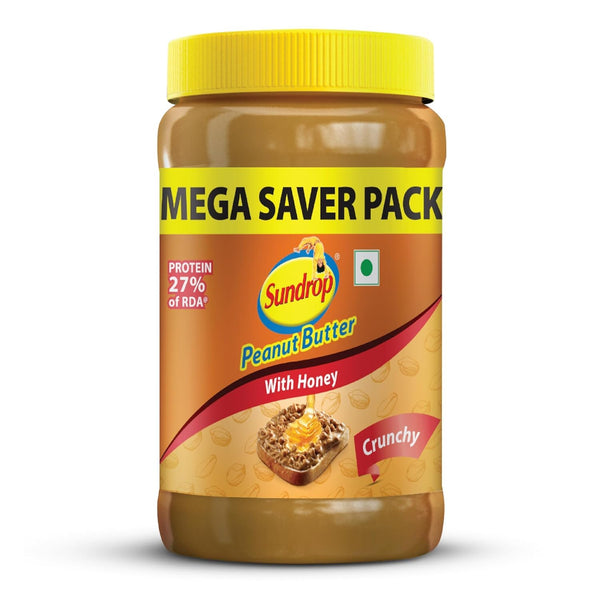 Generic Butter with Honey spread- Crunchy- 900g- Delicious Spread- No Preservatives- Protein Rich-