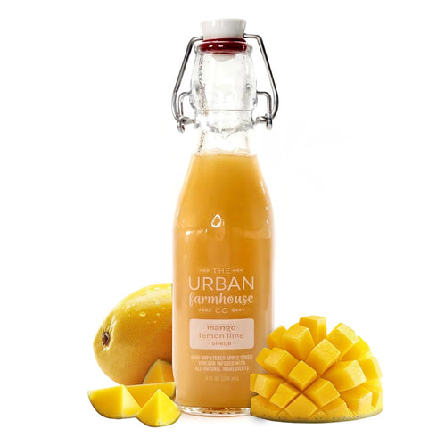 Mango Lemon Lime Drinking Vinegar Shrub - The Urban Farmhouse Co -