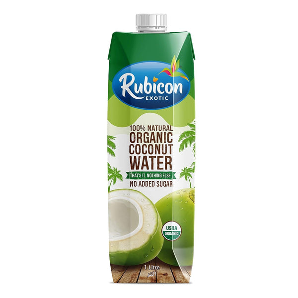 Rubicon 100% Natural Organic Coconut Water- Pack of 2 (1L)