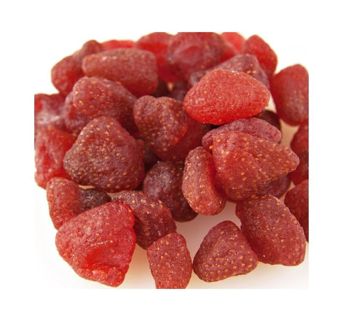 Triplenet Pricing 35 oz (2.2 lb) Dried Strawberries Sweet & Tart Fruit Snack, Gluten-Free, Perfect for Baking