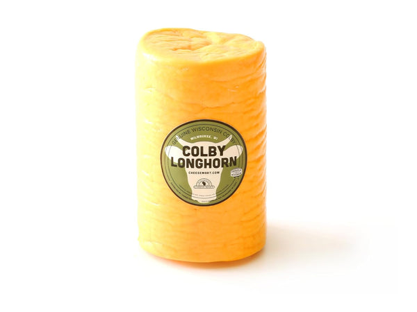 Traditional Colby Longhorn Cheese | 48 oz Half Loaf | Creamy, Mild