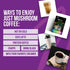 5 30 Just MOVE Mushroom Coffee, Organic Arabica Coffee Made With Super Mushrooms, Lions Mane, King, Trumpet, Cordyceps