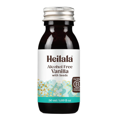 HEILALA Alcohol Free Pure Vanilla Extract with Vanilla Bean Seeds, 50ml