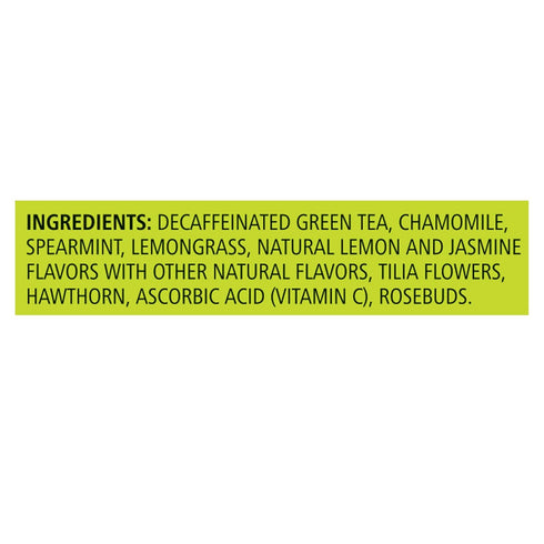 Celestial Seasonings Sleepytime Decaf Lemon Jasmine Green Tea Bags, 20 Bags