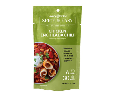 Savory Spice Chicken Enchilada Chili Spice & Easy (2.5 oz) - Chicken