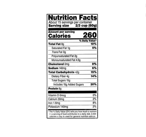 Generic (4 lb)(2 pack 8lbs Honey Almond Granola totals)