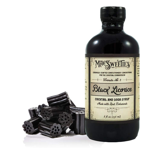 MacSweetie's MacSweeties Cocktail Syrups & Bitters - Black Licorice Cocktail & Soda Syrup
