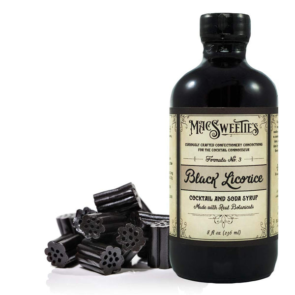 MacSweetie's MacSweeties Cocktail Syrups & Bitters - Black Licorice Cocktail & Soda Syrup