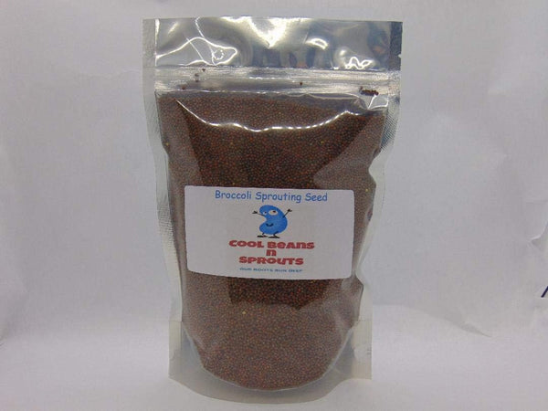 Broccoli Seeds for Sprouting Microgreens, 4 oz Bag,A superfood Packed with antioxidants