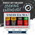 Set, 4 Set Lane's Under Da Sea Gift All-Natural Rubs Gift of Blackened Seasoning, Honey Sriracha Seasoning, Sweet Heat