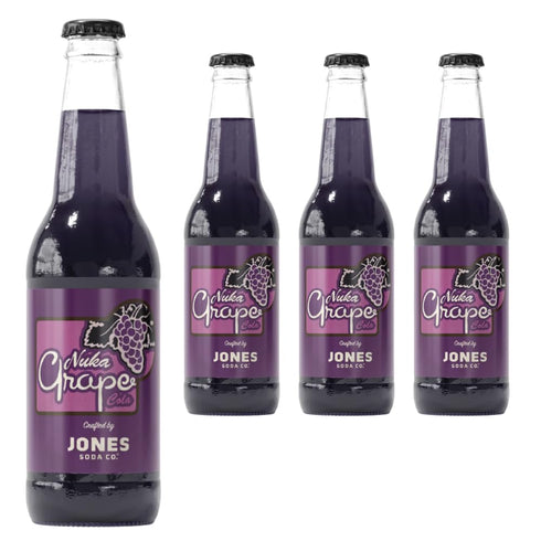 Jones Soda Co. Nuka Cola Grape | Cane Sugar Soda | Craft
