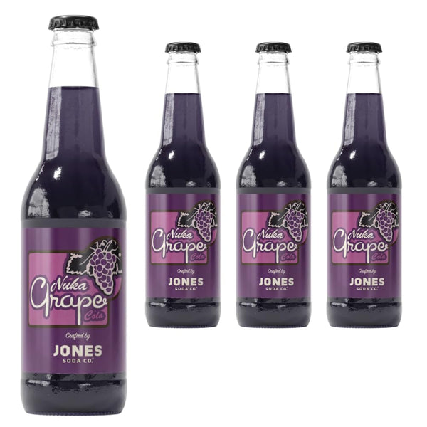 Jones Soda Co. Nuka Cola Grape | Cane Sugar Soda | Craft