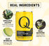 45 7.5 oz (Pack 24) Q TONIC WATER with Real Quinine & Organic Agave - Ideal for Cocktails & Mocktails - Made with Real