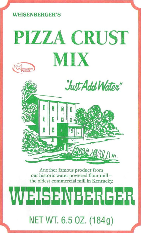 Weisenberger Pizza Crust Mix, 6.5 Ounce - Premade Pizza Dough Flour for