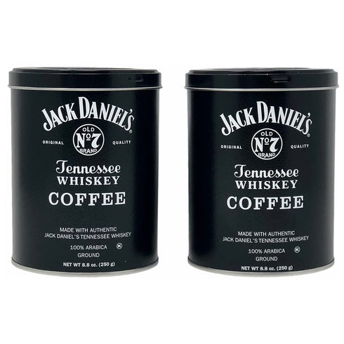 Lara's Gourmet Passions (Pack 2) 8.8oz 100% Jack Daniels Coffee of each bundled with a complimentary measuring spoon