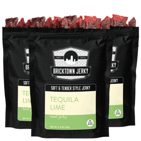 Tequila Lime Soft and Tender Style Best Beef Jerky - 3 PACK