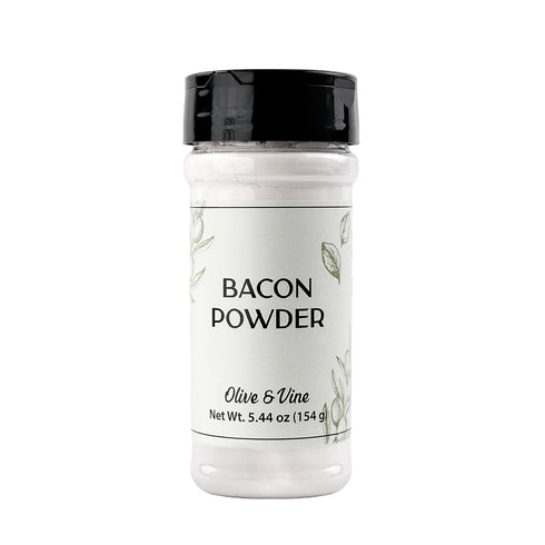 Olive & Vine Bacon Powder, Smoky Flavor, For Seasoning & Cooking, Rich
