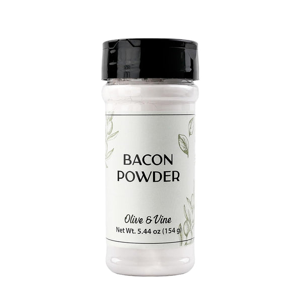 Olive & Vine Bacon Powder, Smoky Flavor, For Seasoning & Cooking, Rich