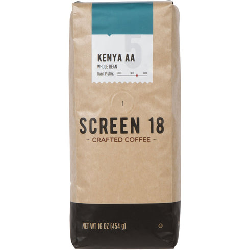 Screen 18 Specialty Grade Premium Kenya AA Coffee Beans, Single Origin, Medium