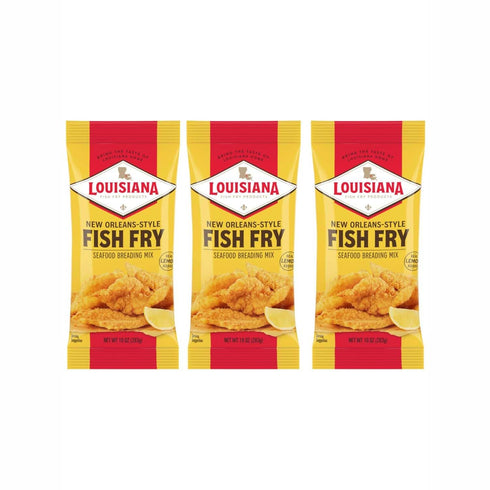 Louisiana Fish Fry Products New Orleans Style Lemon Fish Fry, 10 oz