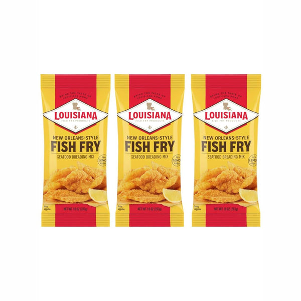 Louisiana Fish Fry Products New Orleans Style Lemon Fish Fry, 10 oz