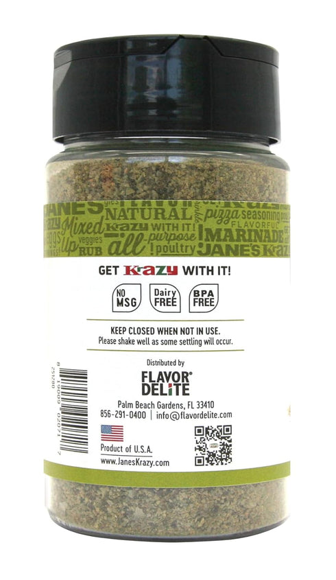 Jane's Krazy Seasonings Mixed-Up Basil Seasoning, 5 Ounce