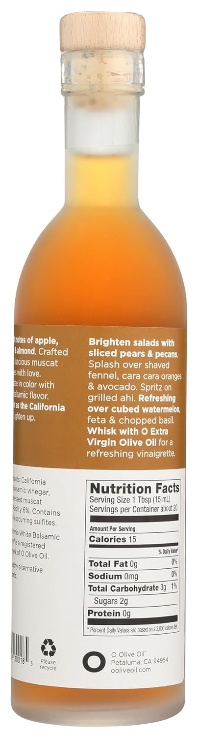 10.1 Oz O White Balsamic Vinegar, Fl