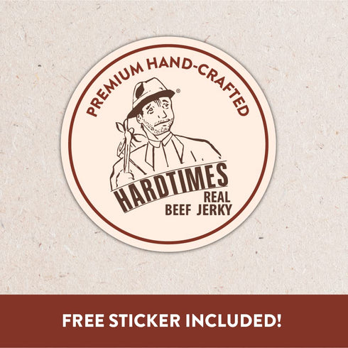 8 oz. Hardtimes Handcrafted Beef Jerky - Original Flavor - Jar