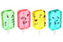 Hotlix Assorted Lollipop Sucker - Pack of 4 - Blueberry, Apple, Banana, Watermelon