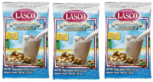 Lasco Soy Food Drink Peanut Punch Flavor (3 Pack) 120g